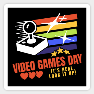Video Games Day Sticker